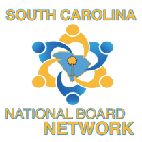 This is a picture of the South Carolina National Board Network Logo. 